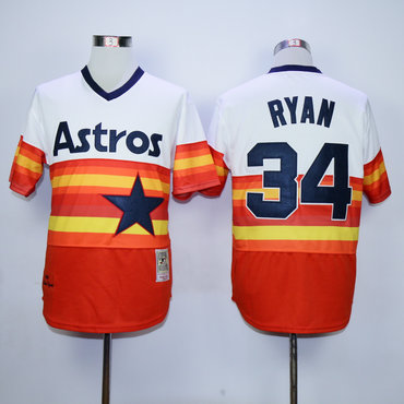 Houston Astros Nolan Ryan Craig Biggio Jeff Bagwell 1980 Throwback Jersey