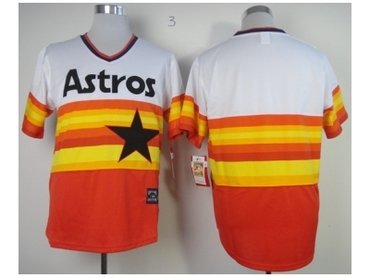 mlb jerseys houston astros blank orange-white(m&n)