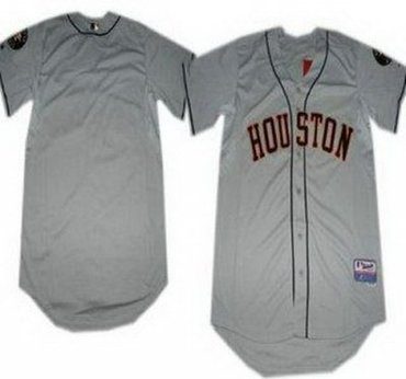 Houston Astros Blank 2013 Grey MLB Jerseys