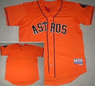 Houston Astros Blank Orange MLB Jerseys