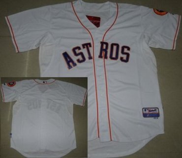 Houston Astros Blank White MLB Jerseys