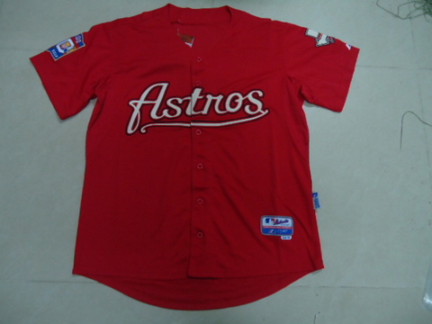 MLB Jerseys Houston Astros blank jersey red