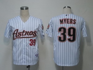 mlb jerseys houston astros 39 myers white jerseys(black strip)