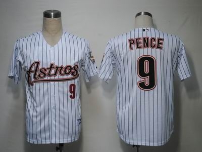 mlb jerseys houston astros 9 pence white