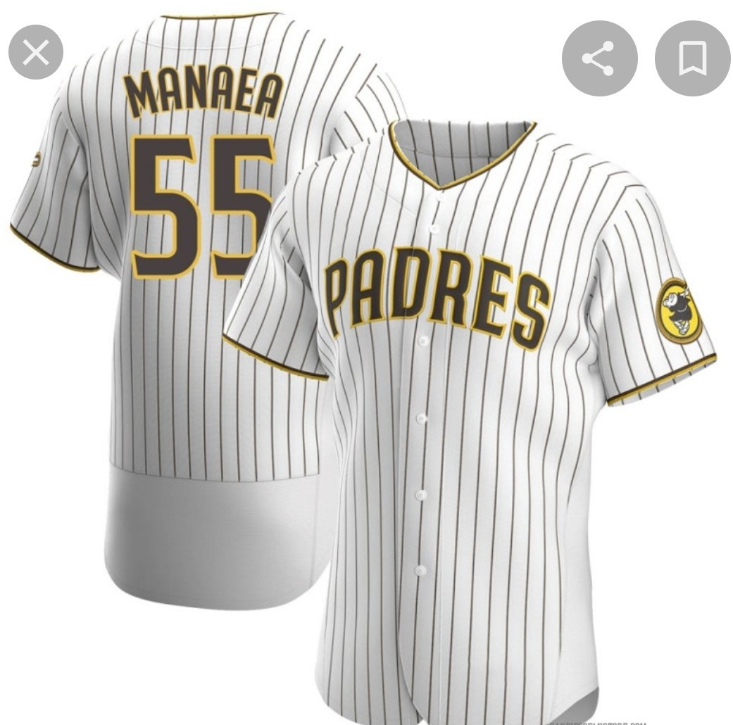 Men's San Diego Padres #55 Sean Manaea White Flex Base Stitched Jersey_副本