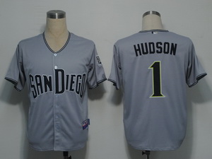 San Diego Padres 1 Hudson Gery Cool Base Jerseys