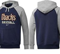 Arizona Diamondbacks Pullover Hoodie Dark Blue & Grey