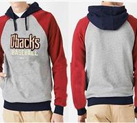 Arizona Diamondbacks Pullover Hoodie Grey & Red