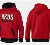 Cincinnati Reds Pullover Hoodie Red & Black