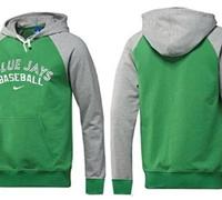 Toronto Blue Jays Pullover Hoodie Green & Grey