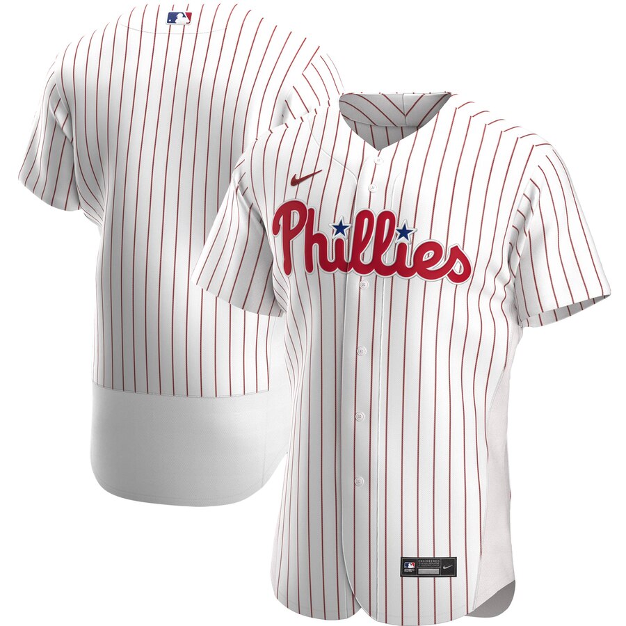 Philadelphia Phillies Men's Nike White Home 2020 Authentic Official Team MLB Jersey