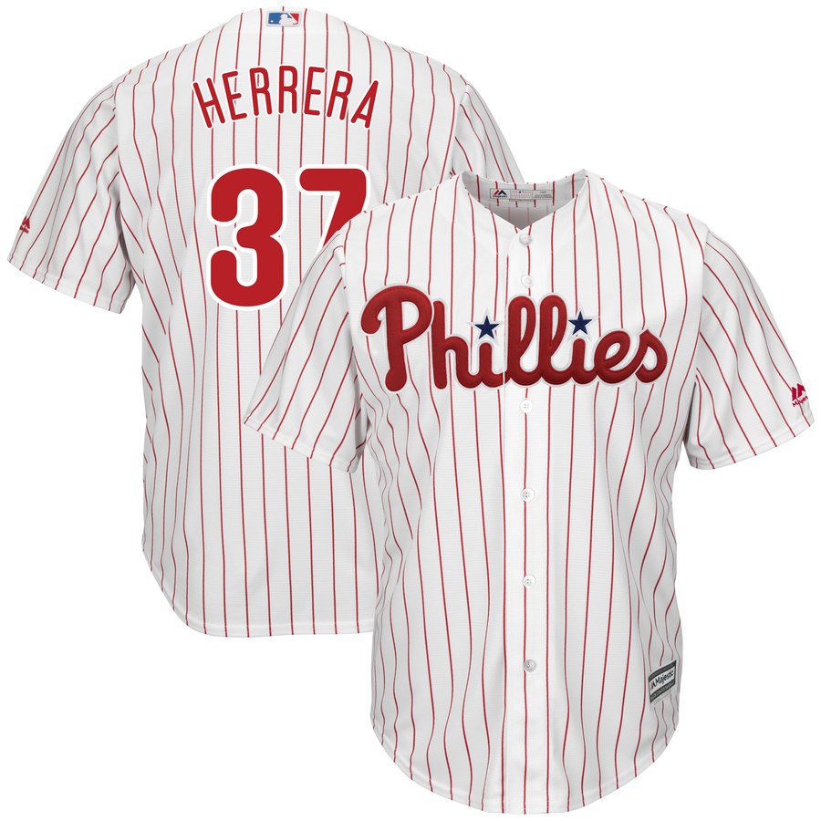 Phillies 37 Odubel Herrera White Cool Base Jersey