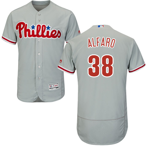 Phillies #38 Jorge Alfaro Grey Flexbase Authentic Collection Stitched Baseball Jersey