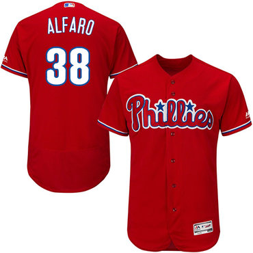 Phillies #38 Jorge Alfaro Red Flexbase Authentic Collection Stitched Baseball Jersey