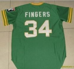 MLB Philadelphia Phillies #34 FINGERS green jerseys