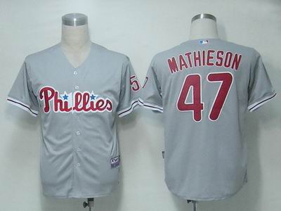 MLB Jerseys Philadephia Phillies 47 Mathieson Gery Cool Base