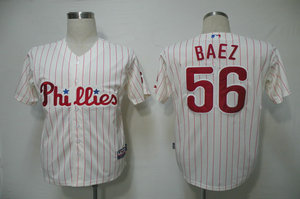 Philadephia Phillis 56 Baez white strip Cool Base