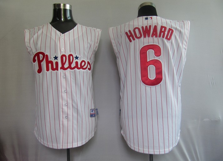 MLB Philadelphia Phillies 6# HOWARD WHITE