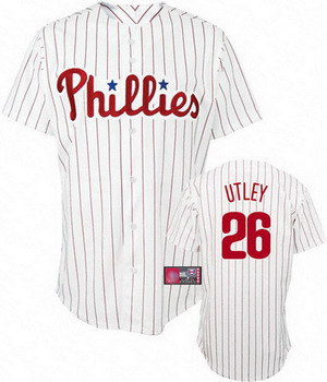 2010 Home Pinstripe 26 Philadelphia Phillies Jersey