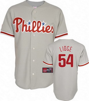 2010 Road Grey 54 Philadelphia Phillies Jersey