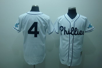 Philadelphia Phillies 1945 Jerseys 4 Jimmie Fox Mitchell and ness