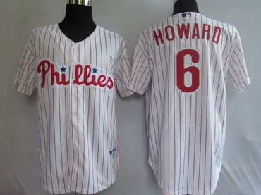 MLB Jersey Philadelphia Phillies 6 Howard White