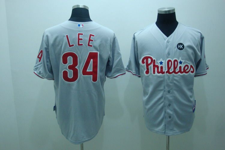 MLB Jersey Philadelphia Phillies 34# HALLADAY grey Jersey