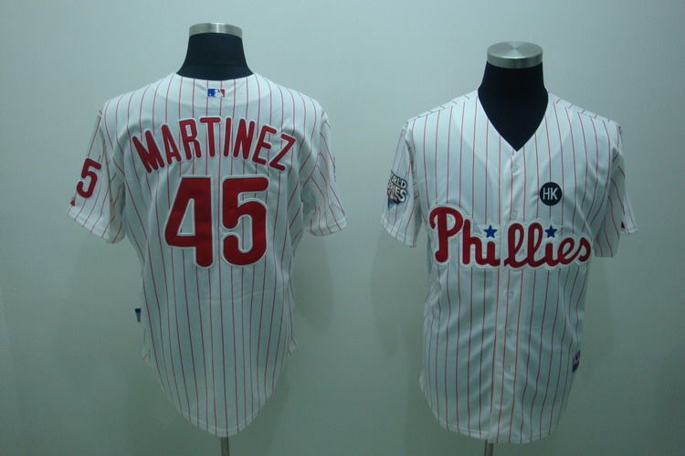 MLB Jersey Philadelphia Phillies 45 MARTINEZ Home Jersey