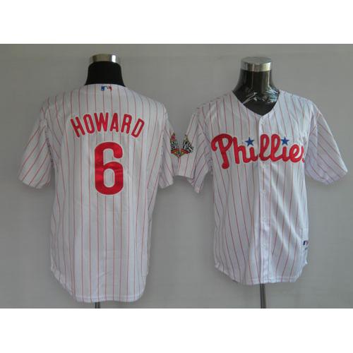 Jersey Philadelphia Phillies 6 Howard White