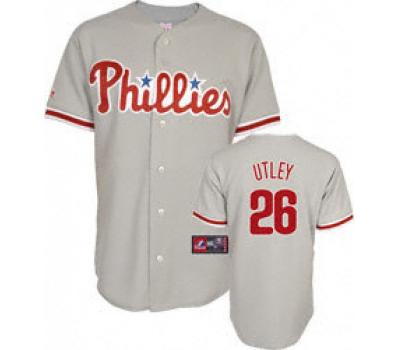 Jerseys Philadelphia Phillies 26 Utle Grey