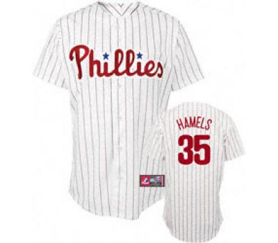 Philadelphia Phillies 35 Hamels White