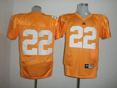 vols #22 rod wilks orange embroidered ncaa jersey