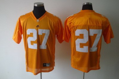 ncaa tennessee vols #27 orange jerseys