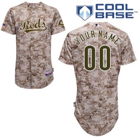 Youth's Cincinnati Reds Alternate Camo Customized Jersey