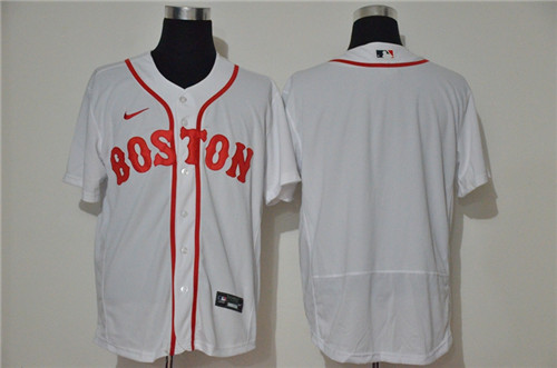 Red Sox Blank White 2020 Nike Flexbase Jersey