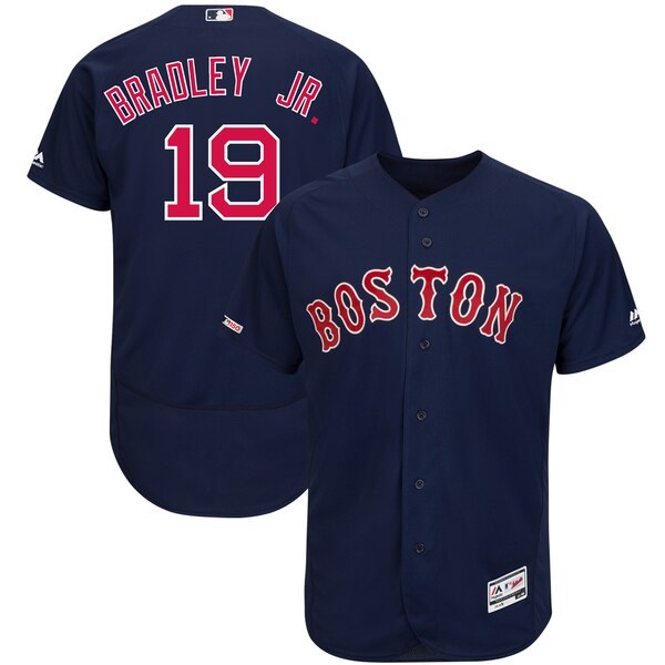 Red Sox 19 Jackie Bradley Jr. Navy Flexbase Jersey