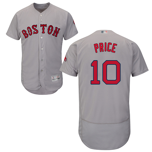 Red Sox #10 David Price Grey Flexbase Authentic Collection Stitched Baseball Jersey