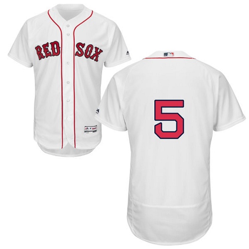 Red Sox #5 Allen Craig White Flexbase Authentic Collection Stitched MLB Jersey