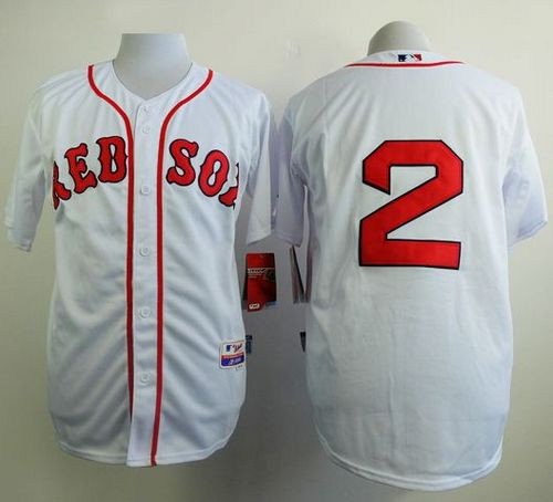 Boston Red Sox #2 Xander Bogaerts White Cool Base Stitched Baseball Jersey