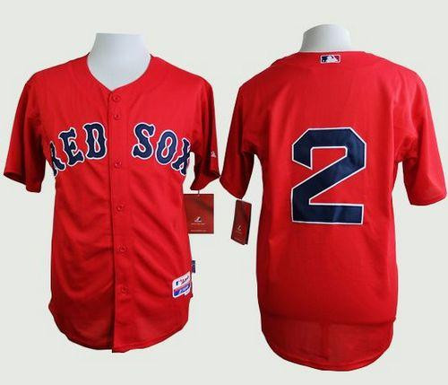 Boston Red Sox #2 Xander Bogaerts Red Cool Base Stitched Baseball Jersey