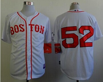 Boston Red Sox #52 Yoenis Cespedes White Cool Base Stitched Baseball Jersey