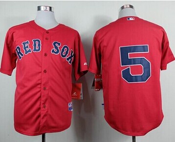 Boston Red Sox #5 Allen Craig Red Cool Base Stitched Baseball Jersey