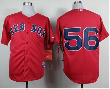 Boston Red Sox #56 Joe Kelly Red Cool Base Stitched Baseball Jersey