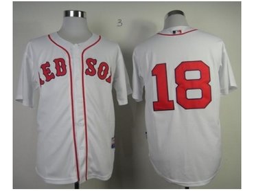 mlb jerseys boston red sox #18 victorino white[victorino]