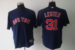 MLB Boston Red Sox #31 Lester Blue jerseys