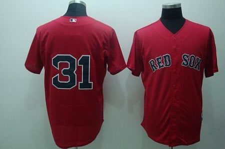 mlb jerseys boston red sox #31 lester red(cool base)