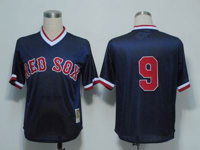 Boston Red Sox 9 Ted Williams BLUE MN 1990