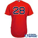 Boston Red Sox 28# Adrian Gonzalez red Cool