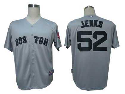 Boston Red Sox 52 Bobby Jenks jerseys gray