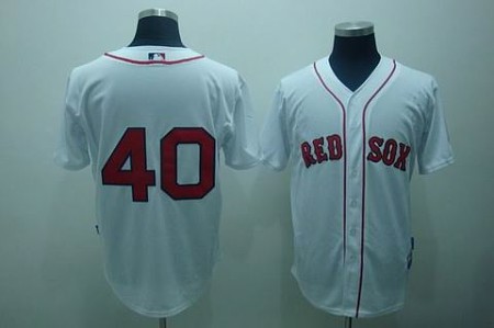 MLB Jerseys Boston Red Sox #40 lackey white (cool base)